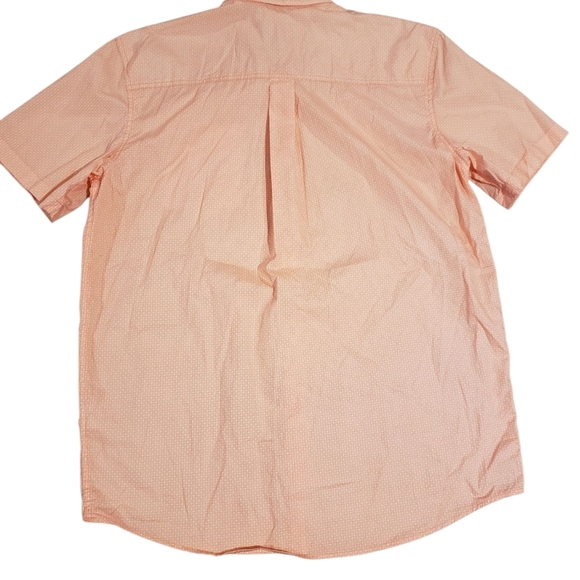 Cody James Peach Patterned Western Short Sleeve Button Down Shirt Small - Picture 2 of 6